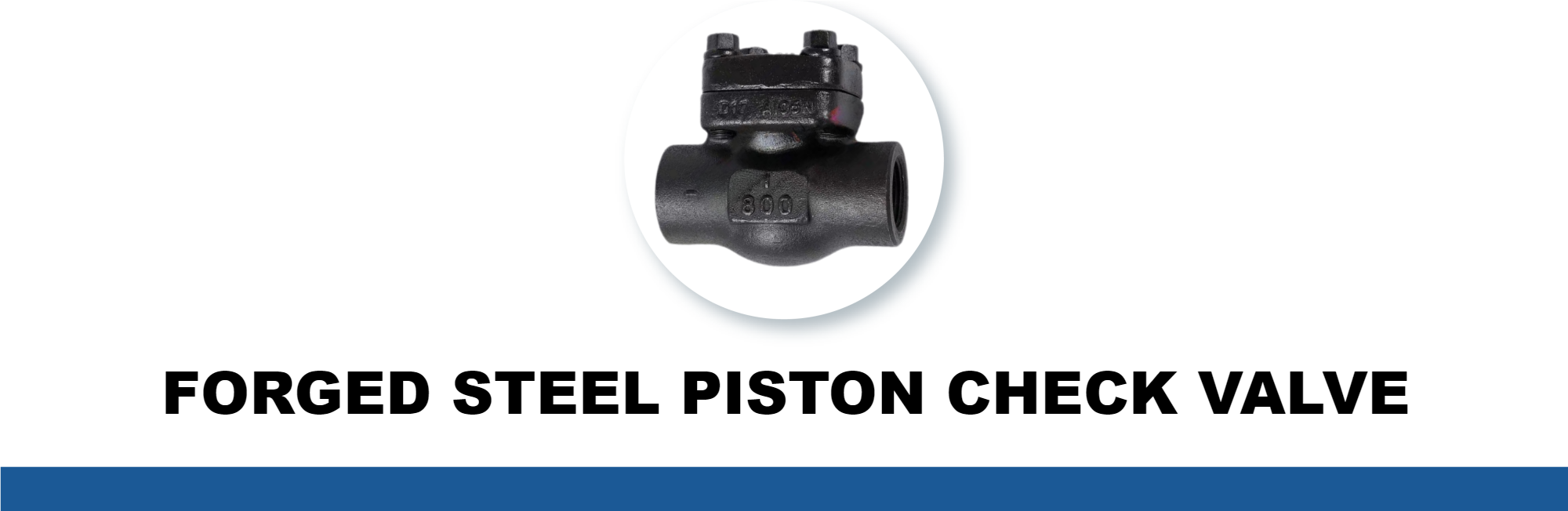 FORGED STEEL PISTON CHECK VALVE