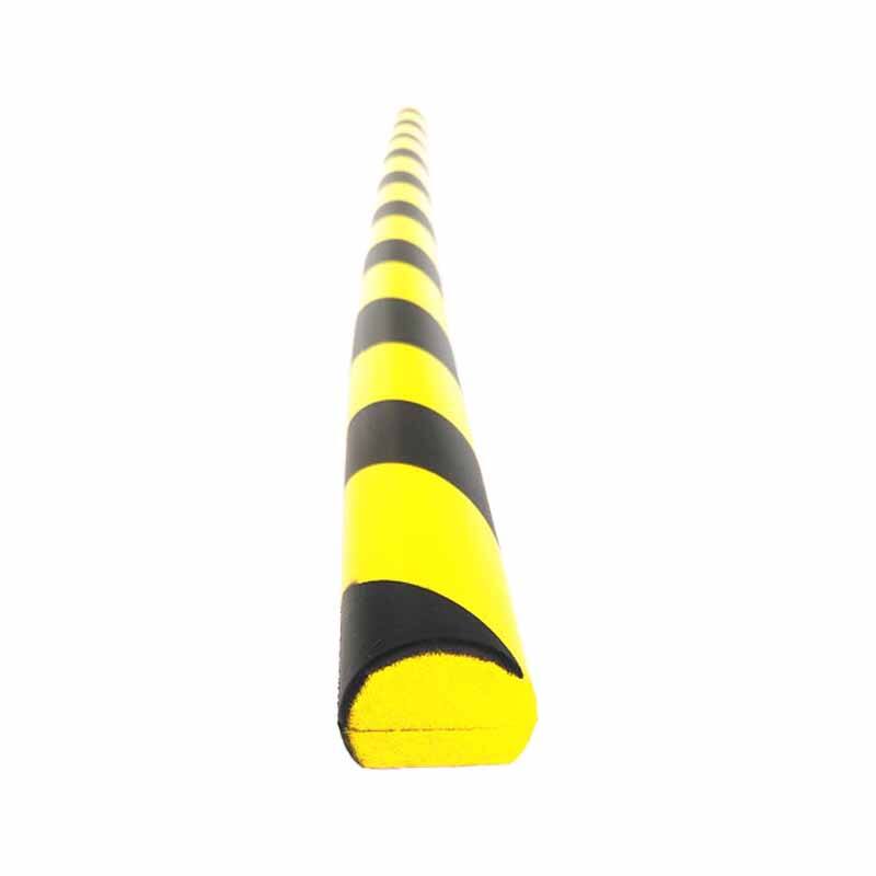 PU Foam Reflective Baby Industrial Garage Anti-collision Shocked Strip Traffic Garage Wall Protector Bumper Safety Warning Strip