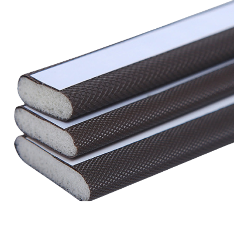 Tagagawa Custom Strip Sealing Strip PU Covered Skeleton Exposed Sealing Strip Para Sa Sliding Door Wooden Door Sound Insulation Safety Door Bottom Seal Weather Strip