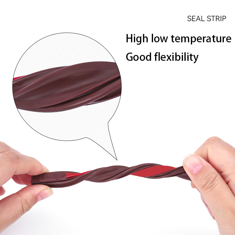 Door At Window Rubber Seal Strip Iba't Ibang Uri Ng TPE Self-Adhesive Backed Tape Security Anti-theft Door Seal Strip