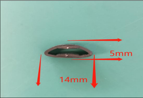 Einfache Installation Industrie Garagentürkante Unfallfestes Gummi Antikollisionsensor Mikrodrucksensor