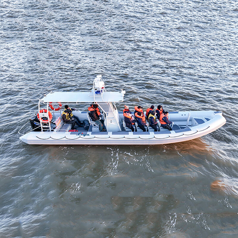 The Liya Aluminium Hull RIB Boats a reliable and durable choice for marine patrol ,water mission and work application.