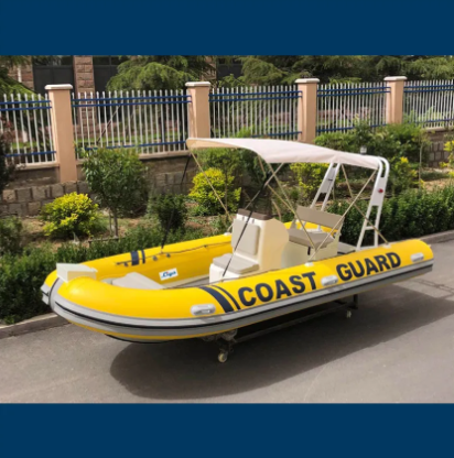 How often should RHIB inflatable collars be replaced?