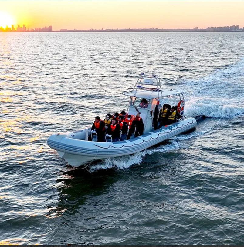 What materials are used in RHIB hulls and their pros|cons