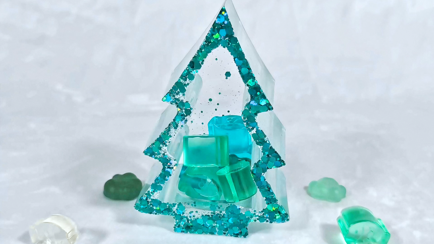 Tutoriel pour boîte en résine époxy avec rapport 2:1 pour arbre de Noël