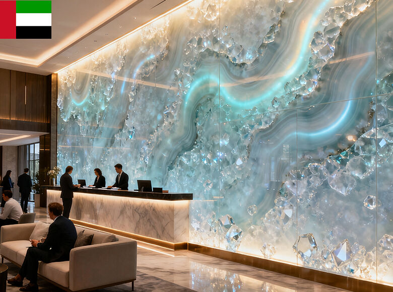 Commercial Space Epoxy Feature Wall (UAE)
