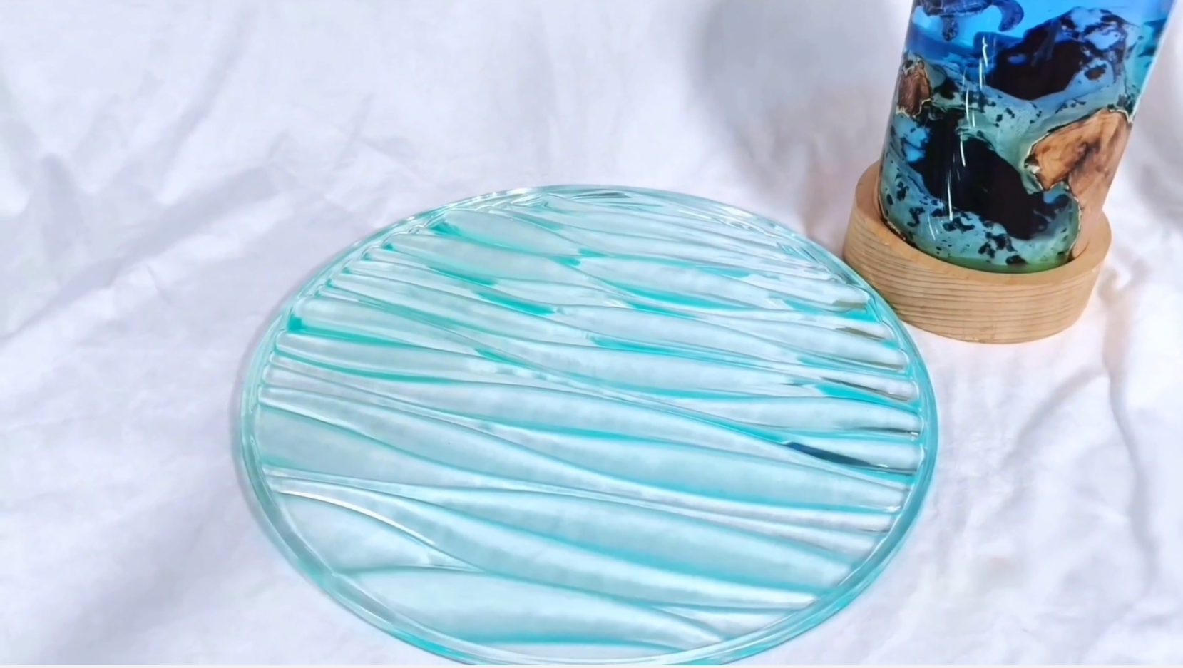 2:1 Epoxy Resin Ratio Ocean Wave Tray Tutorial | Epoxy Resin Art for Beginners