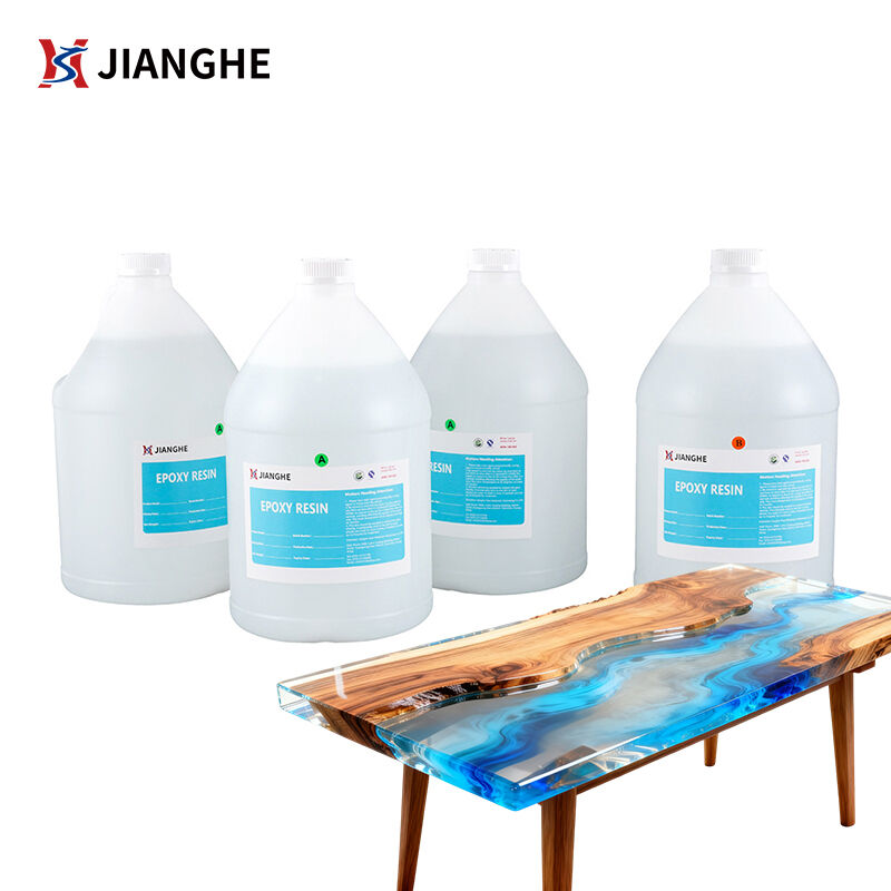 Professional 3:1 Crystal Deep Pour Epoxy Resin for River Table