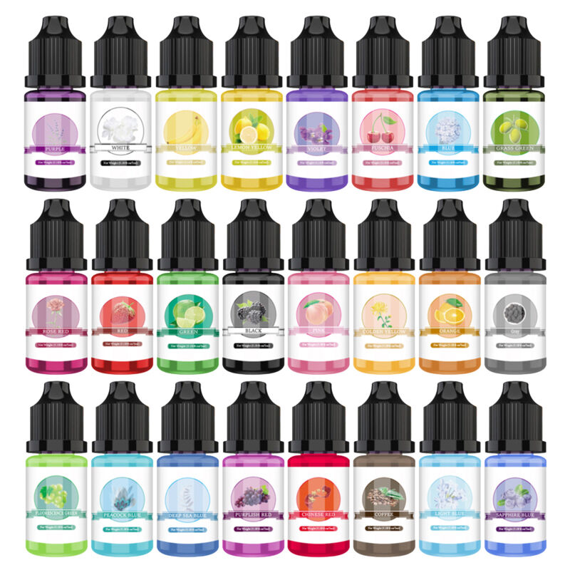 24 Color Epoxy Resin Colorant Pigment