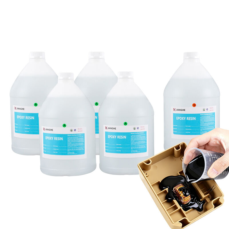 1:1 Black Electronic Potting Glue Epoxy Resin(Model: 588AB-5)