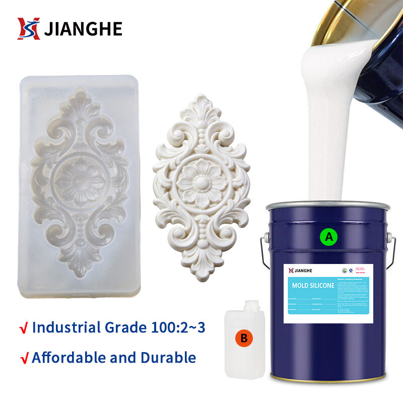 ShoreA 20 Tin Cured Liquid Silicone Rubber for GRC Decorations