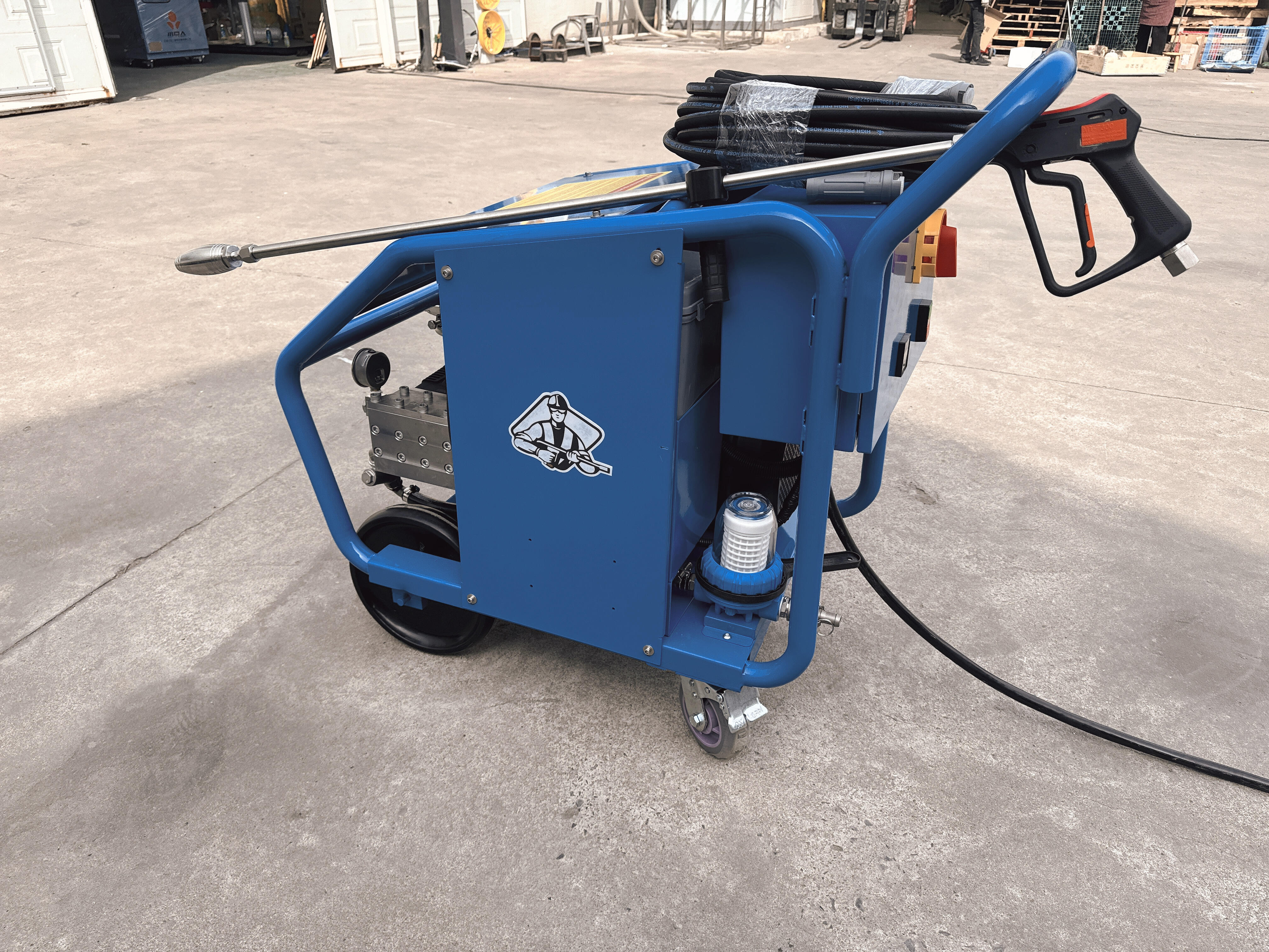 Professional power washing equipment for fast results