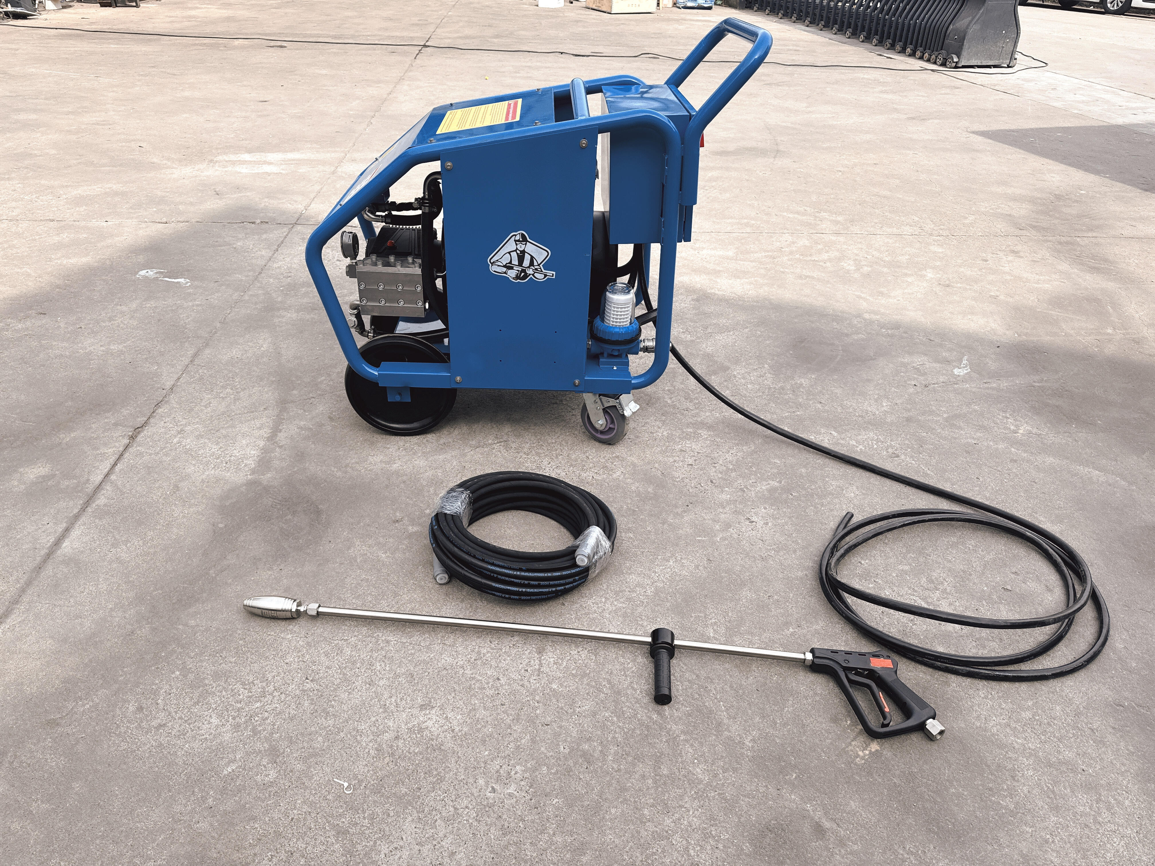 Heavy-duty power washer for large-scale cleaning projects