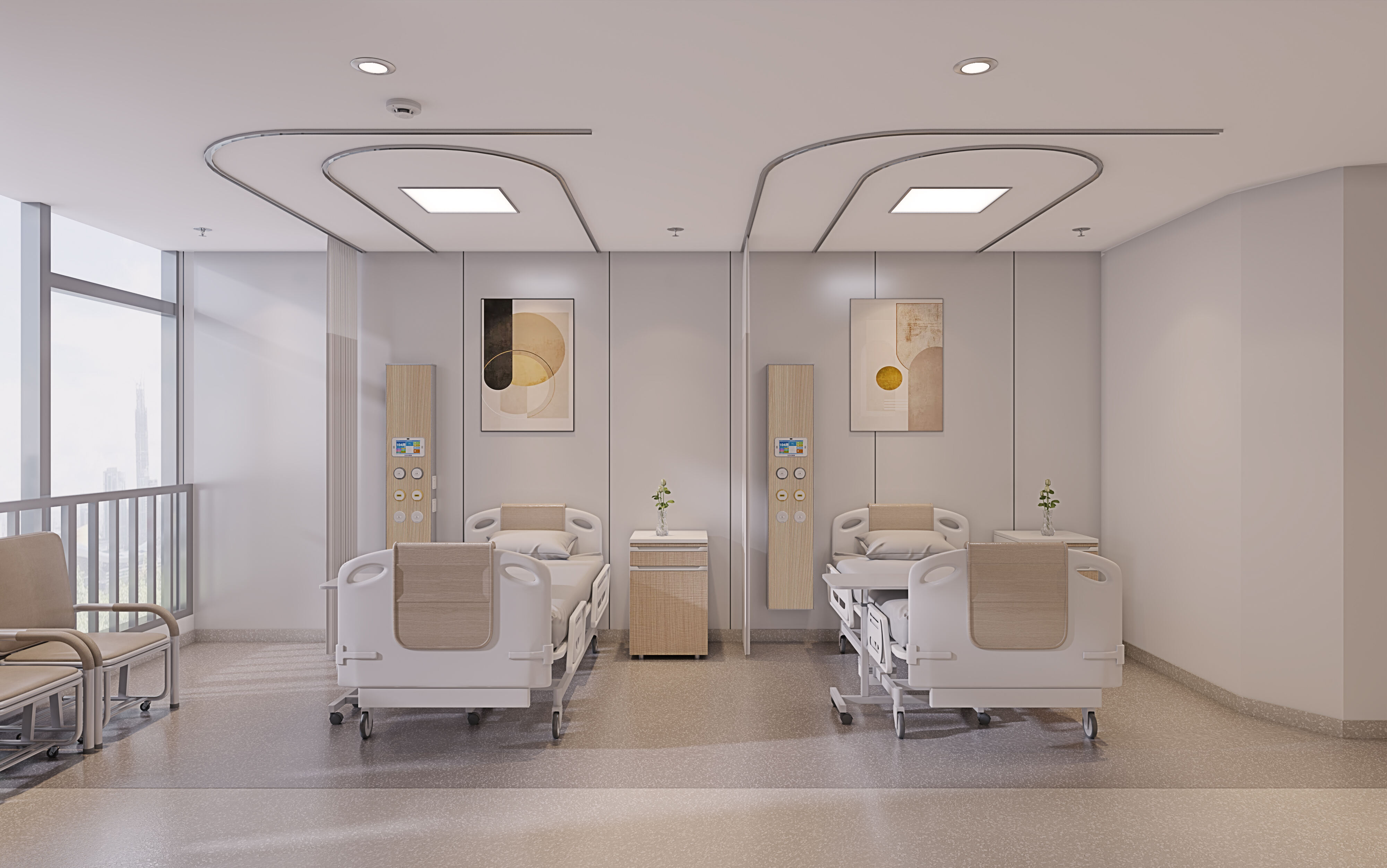 Ward equipment changes to 'wood grain furniture'! The hidden healing power of hospitals