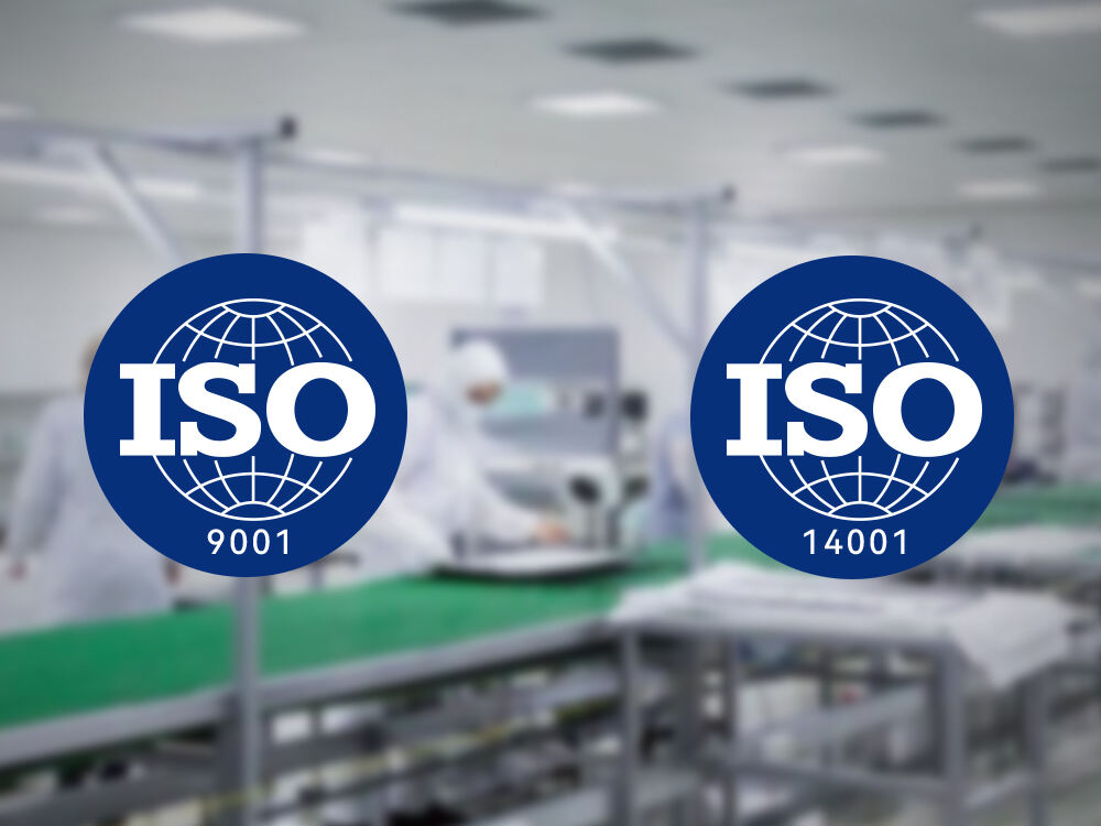 Sept/01/2024 Obtained ISO9001 and ISO14001 certifications