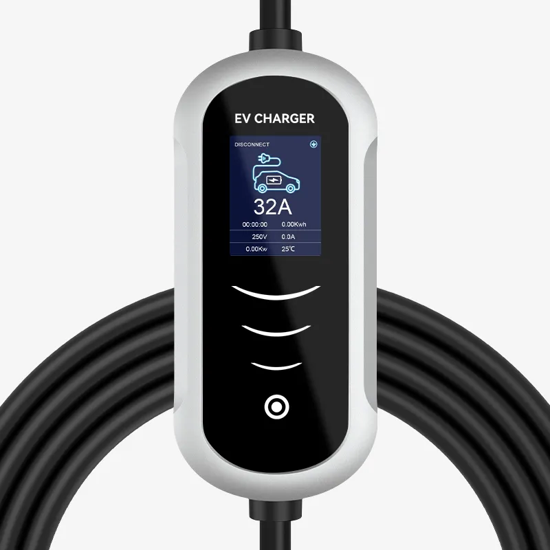 How to check if an ev portable charger is working normally?