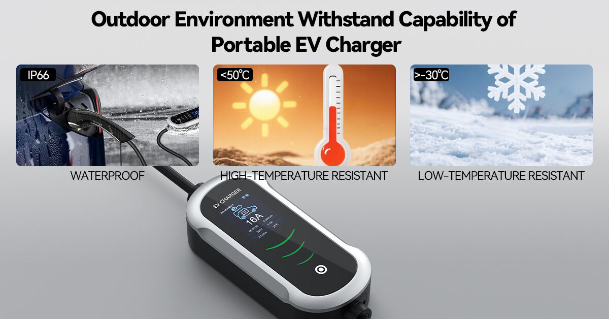 ¿Puede un cargador portátil para vehículos eléctricos soportar entornos exteriores adversos?