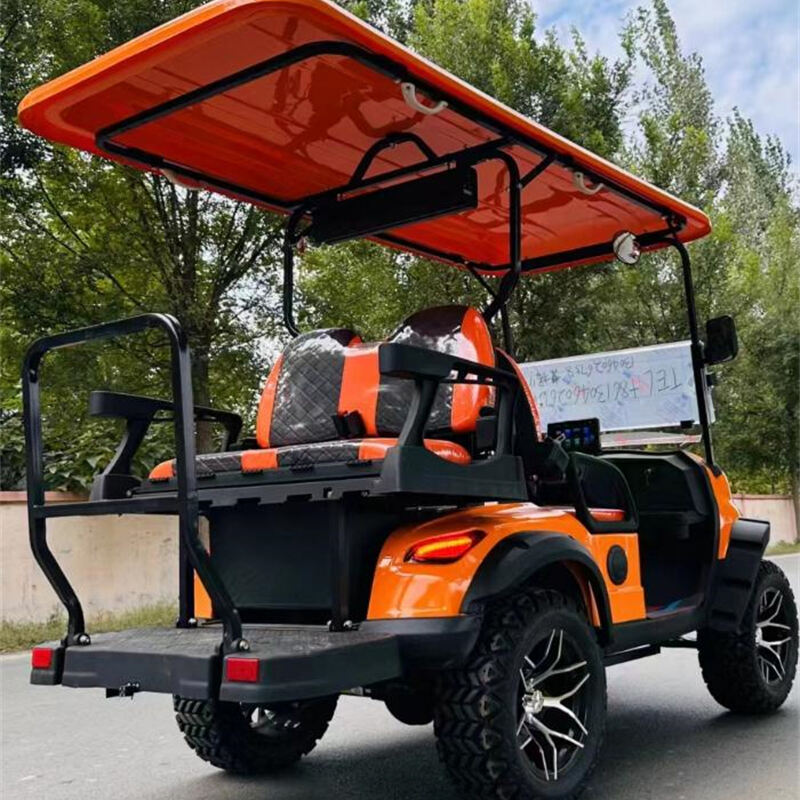 ALF-C2+2 Electric Car 2 seater metal steel Plastic Hunting Golf cart Club Car Off-road Golf cart off-road vehicle Electric golf