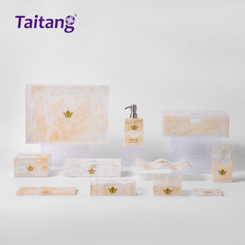 Hotel Bathroom Accessories Set Acrylic Hotel Products Suppliers
