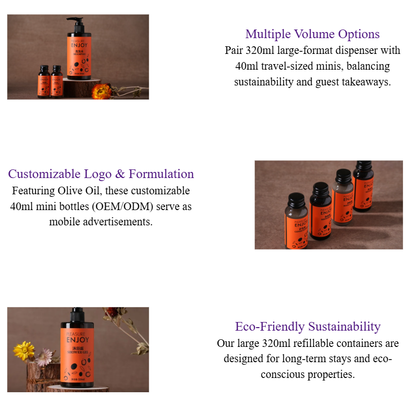 Hotel Shampoo Shower Gel Hair Conditioner Skin Lotion 40ml & 320ml Bulk Bathroom Amenities Supplies.png