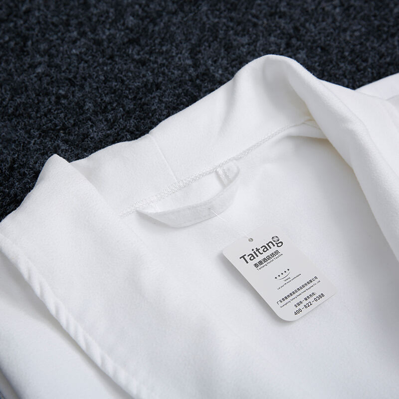 Double-Sided Fleece Shawl Collar Hotel Bathrobe Wholesale Hotel Linen & Bathroom Supplies