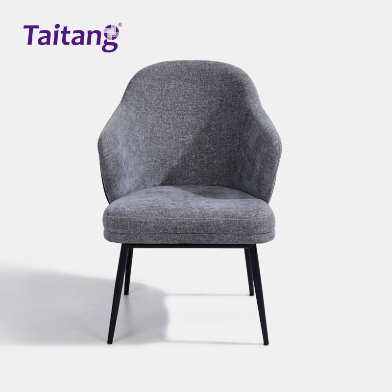 Hotel & Restaurant Plush Velvet Accent Chair, Thick Padded Single Seater for Living Room & Balcony, Comfortable Lounge Armchair