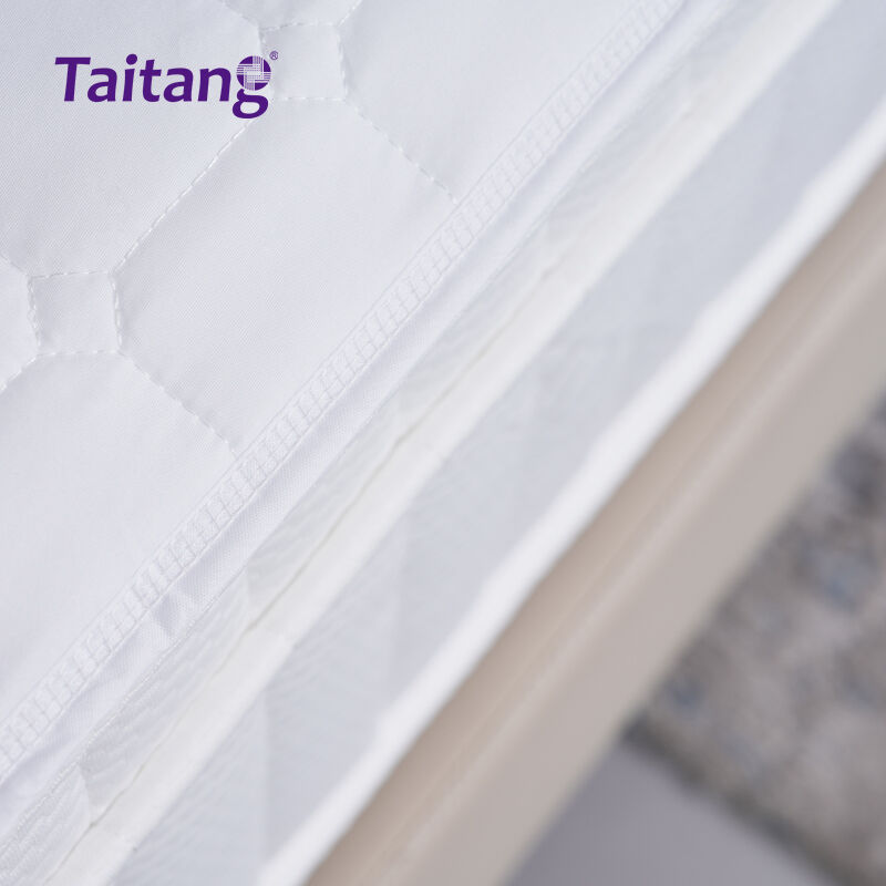 Quilted Hotel Mattress Pad 1200# Waterproof Hollow Fiber Mattress Protector for Bulk Wholesale