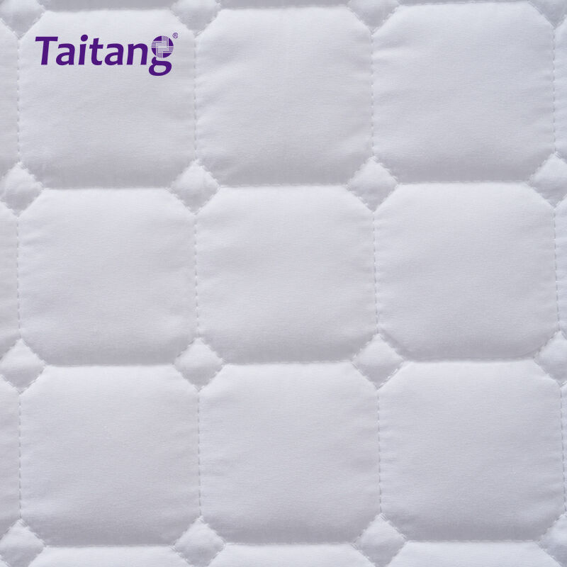 Quilted Hotel Mattress Pad 1200# Waterproof Hollow Fiber Mattress Protector for Bulk Wholesale