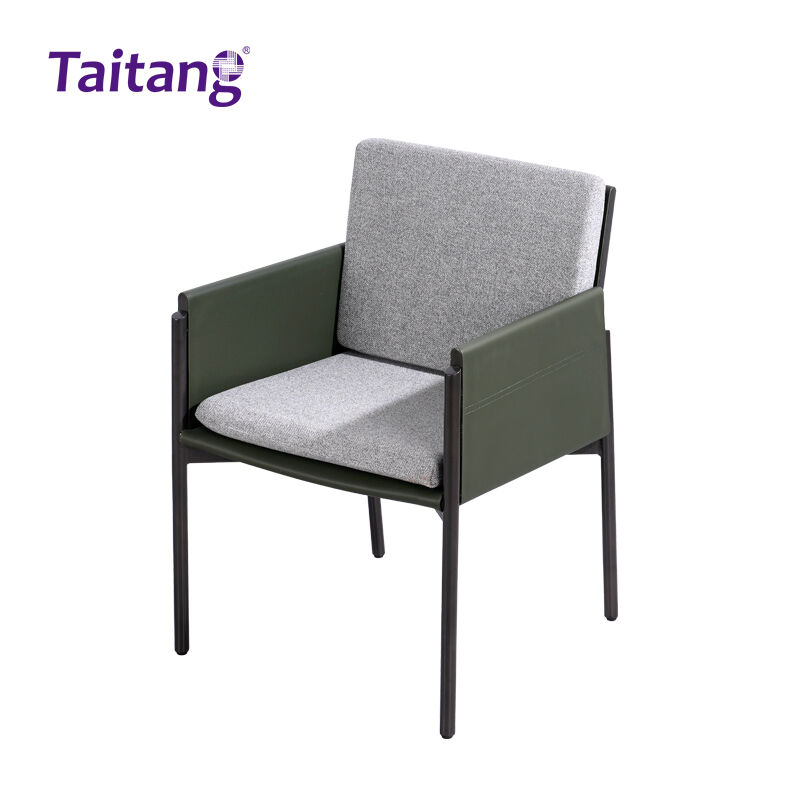 Luxury Modern Bar Chair Carbon Steel & Saddle Leather Lounge Seating for Boutique Hotels