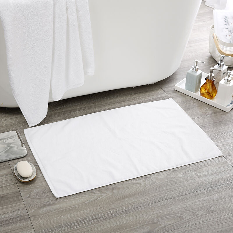 Luxury Hotel Bath Mat 100% Premium Cotton Floor Towel for Wholesale