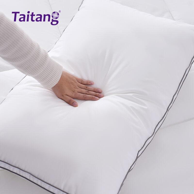 1400g Double-Piped Hotel Quality Pillows Wholesale Bulk Microfiber Bed Pillows