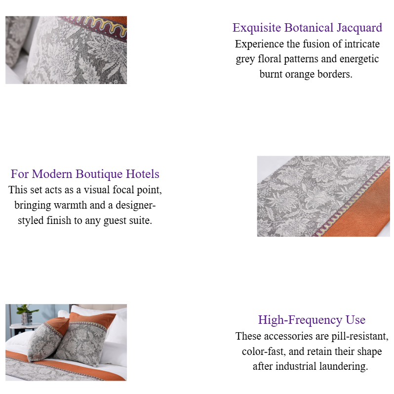 Boutique Floral Hotel Bed Runner & Decorative Pillow Set Premium Hospitality Linen Wholesale.png