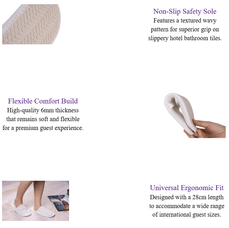 Disposable Hotel Slippers Bulk 6mm Non-Slip Polyester Slippers for Five-Star Guest Comfort.png