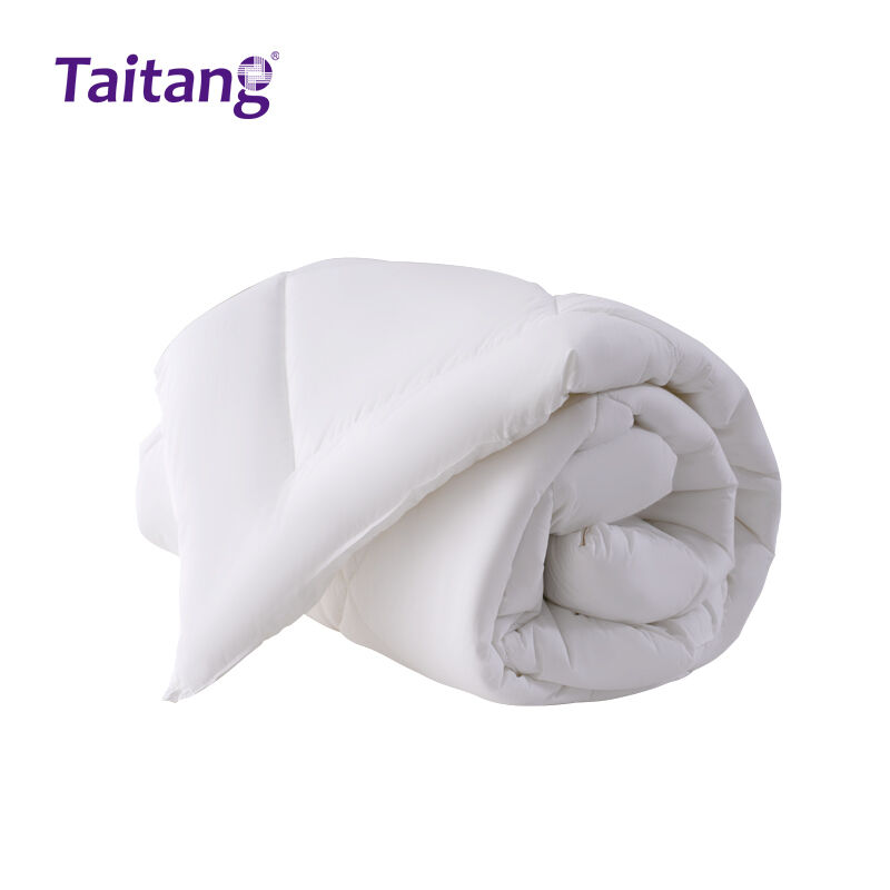 Hotel Style Duvet Insert 100% Cotton Down-Proof Fabric High-Loft Microfiber Filling for Luxury Hotel Collection