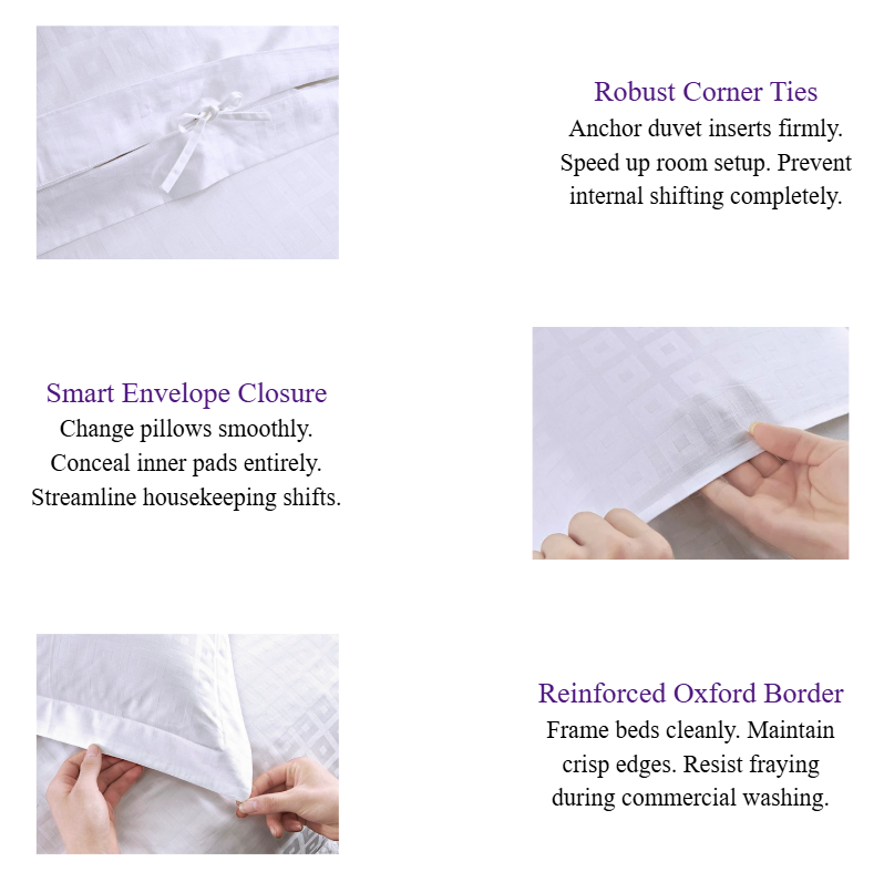 Premium Geometric Fret Hotel Suite Bedding 300T Cotton Sateen Luxury Hotel Bedding Linens.png