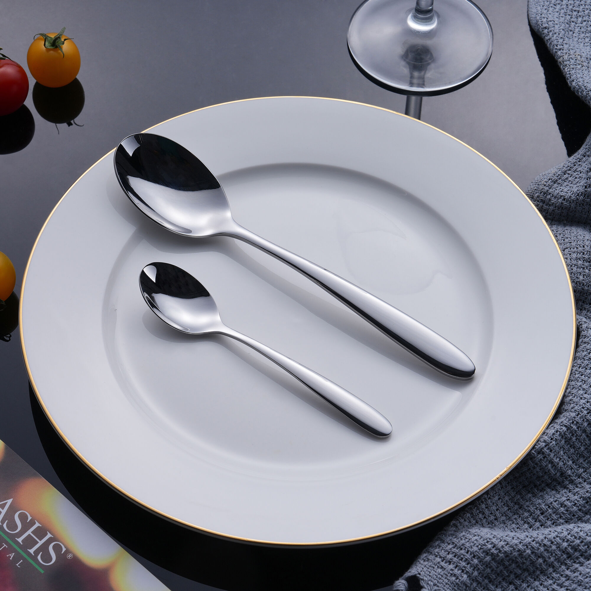 Minimalist Restaurant Cutlery Set 201 Steel Cutlery Table Accessories & Serving Cutlery Set for Hotels, Banquets