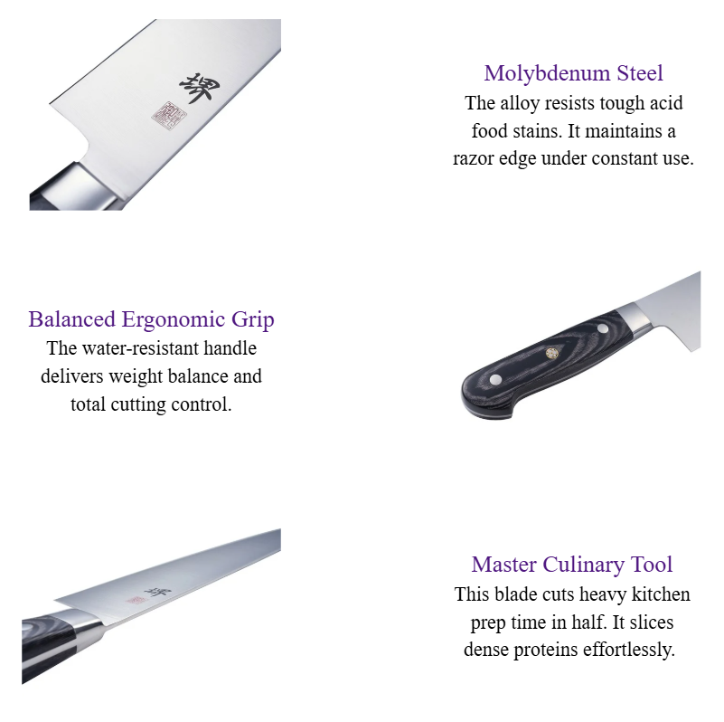 Professional Molybdenum Steel Chef Knife Premium Commercial Steak Knives Prep Blade.png