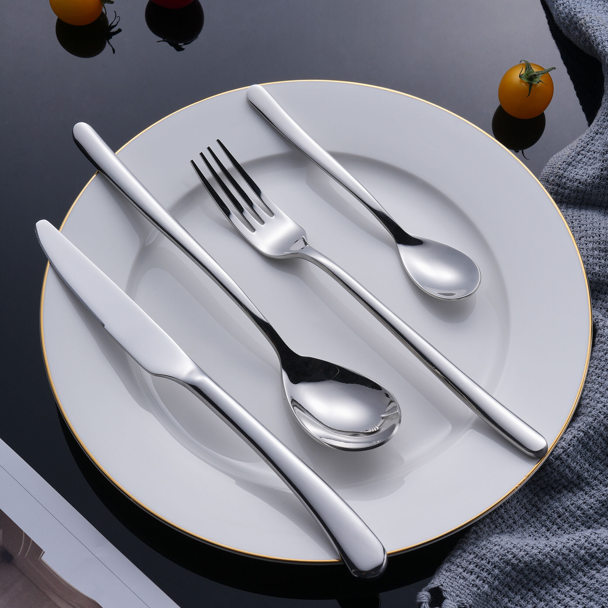 Luxury Restaurant Cutlery Set Premium Stainless Steel Commercial Flatware for Elite Hotels & Fine Dining