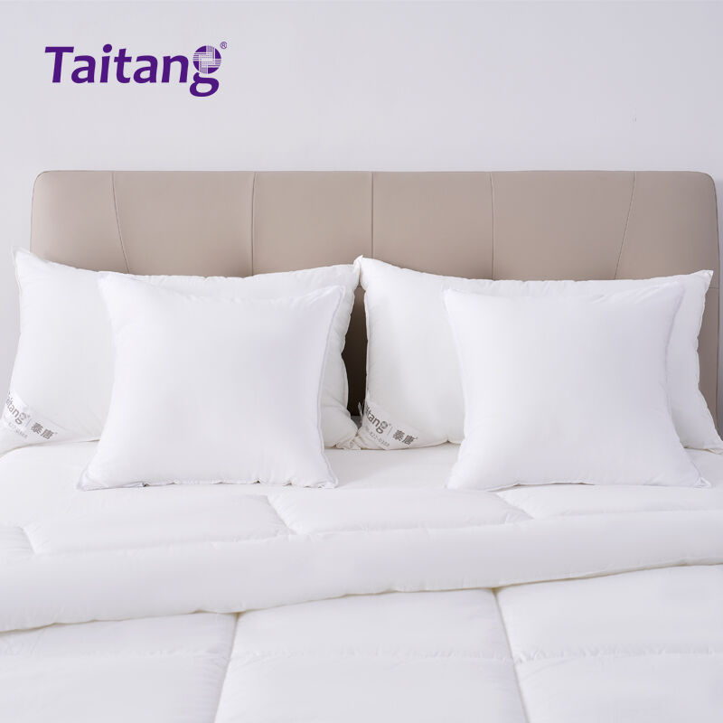 Luxury Hotel Throw Pillow Insert 900g High-Resilience Peach Skin Decorative Cushion