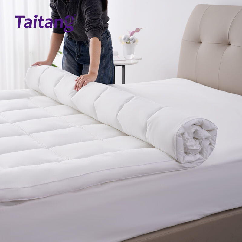 5-Star Hotel Collection Mattress Topper Luxury 6000# Down Silk Cotton Ultra-Soft Bed Topper