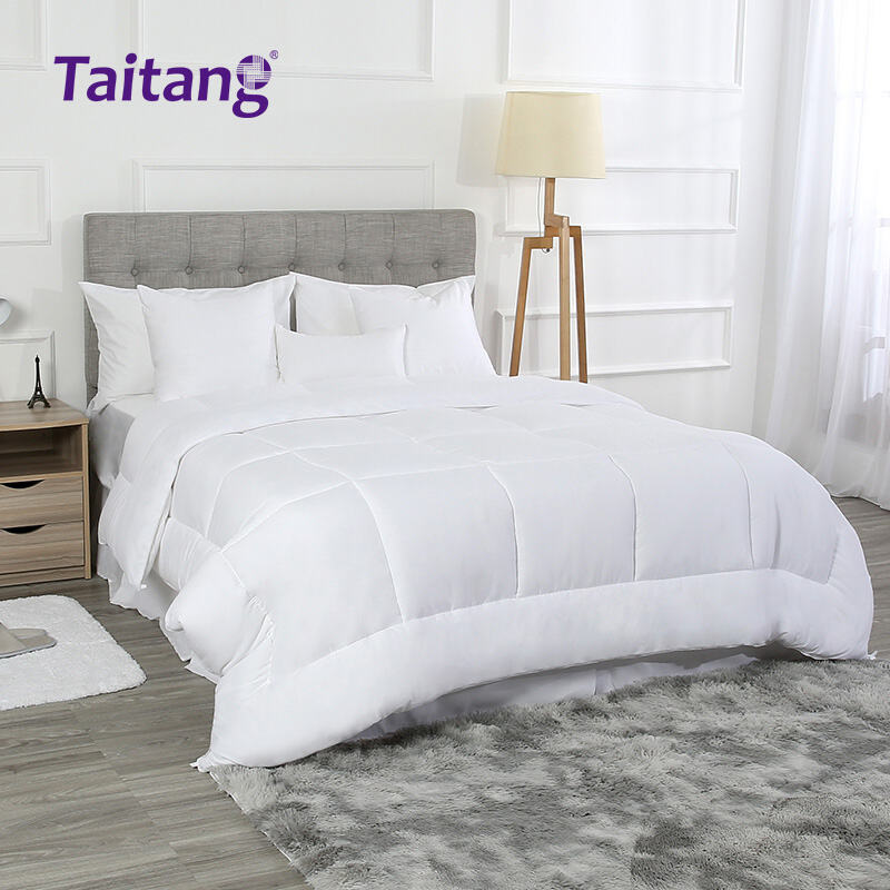 Hotel Collection Duvet Insert Luxury Down Alternative Comforter with 100% Cotton Shell for Hospitality Procurement