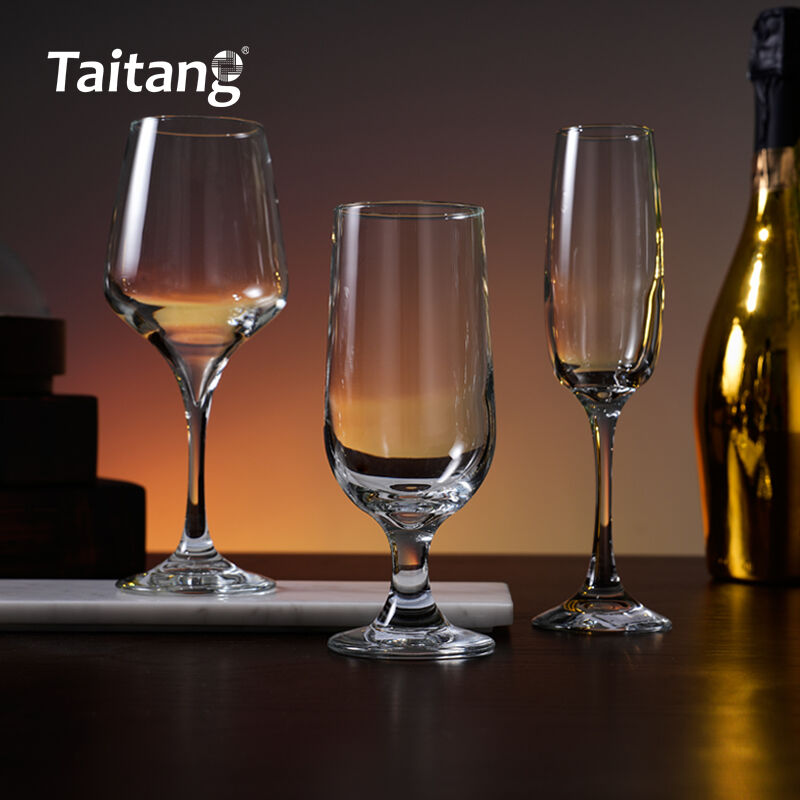 180ml Glass Champagne Flute Elegant Hospitality Glassware for Hotel Catering Supplies