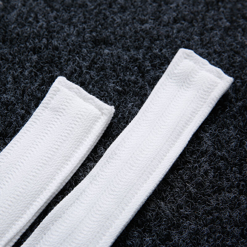 Herringbone Shawl Collar Hotel Bathrobe Elegant Black Piping Premium Hotel Linen Supplier Wholesale