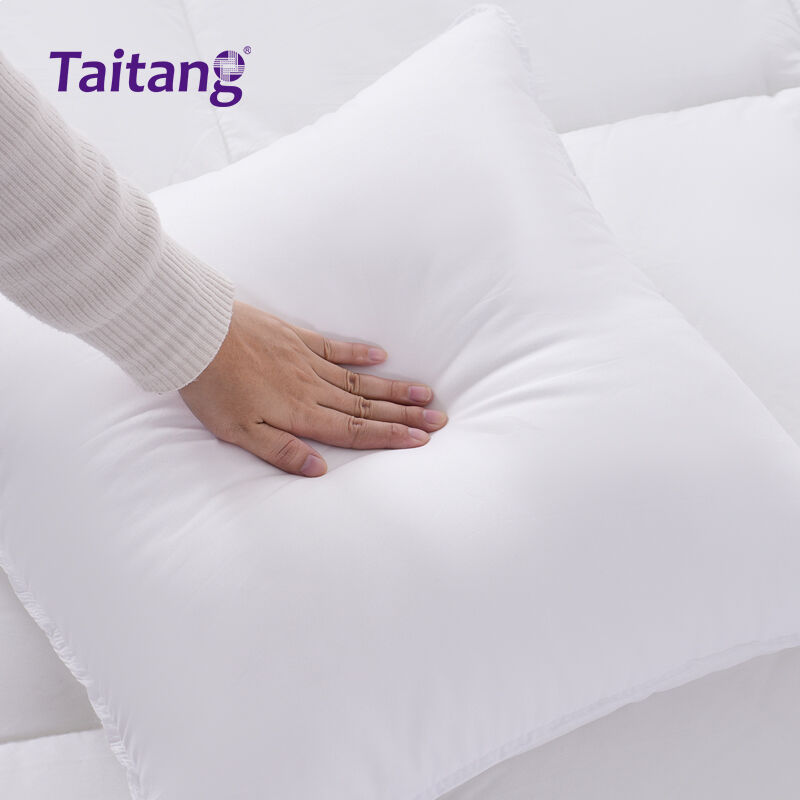Luxury Hotel Throw Pillow Insert 900g High-Resilience Peach Skin Decorative Cushion