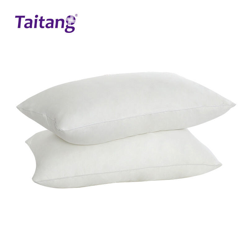 Hotel Guestroom Supplies 45*75 1200g Soft 100% Silky Cotton Filled Pillow