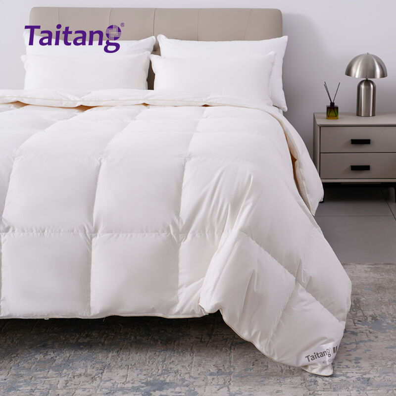 Luxury Hotel Collection Goose Down Duvet White Goose Down Comforter for High-End Hospitality