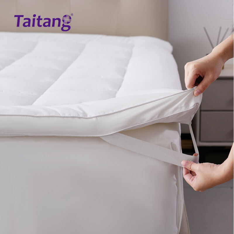 5-Star Hotel Collection Mattress Topper Luxury 6000# Down Silk Cotton Ultra-Soft Bed Topper