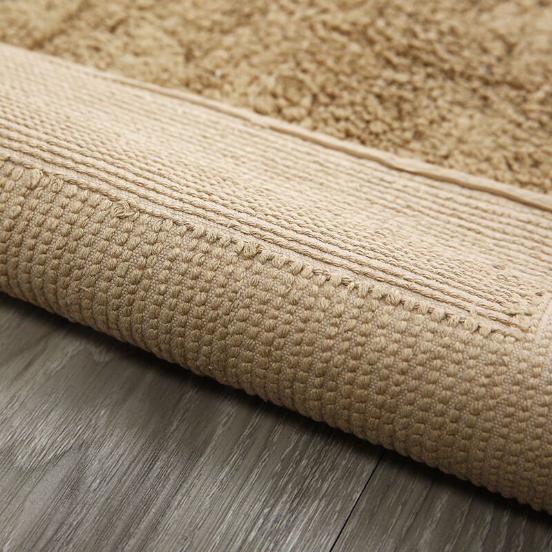 Hotel Bath Mat Wholesale 550g Heavyweight Hotel Bathroom Mats Embossed Double-Border