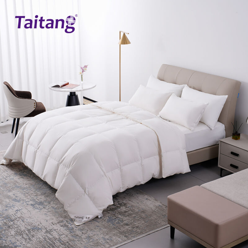 Luxury Hotel Collection Goose Down Duvet White Goose Down Comforter for High-End Hospitality