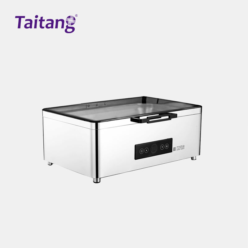 Elektr taomlar issiqlantirgichi, aqlli ikki turli quruq va nam isitishli buffet, raqamli termostatli 304 martaba stainless steel chafing idishi